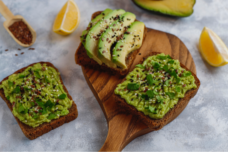 Hummus and Avocado Sandwich