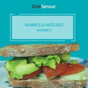 hummus and avocado sandwich